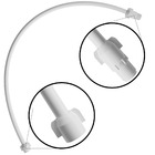 Engate Mangueira Flexível Para Descarga 100cm X 1/2" Branco |